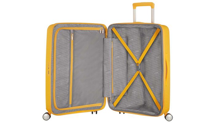 Wewnętrzna organizacja z dodatkową kieszenią zapinaną na suwak