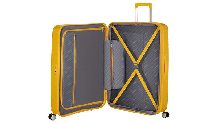 Wewnętrzna organizacja z dodatkową kieszenią zapinaną na suwak