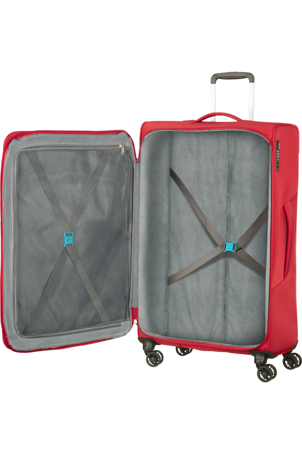American Tourister Summerfunk Spinner Exp TSA 79cm  Czerwony