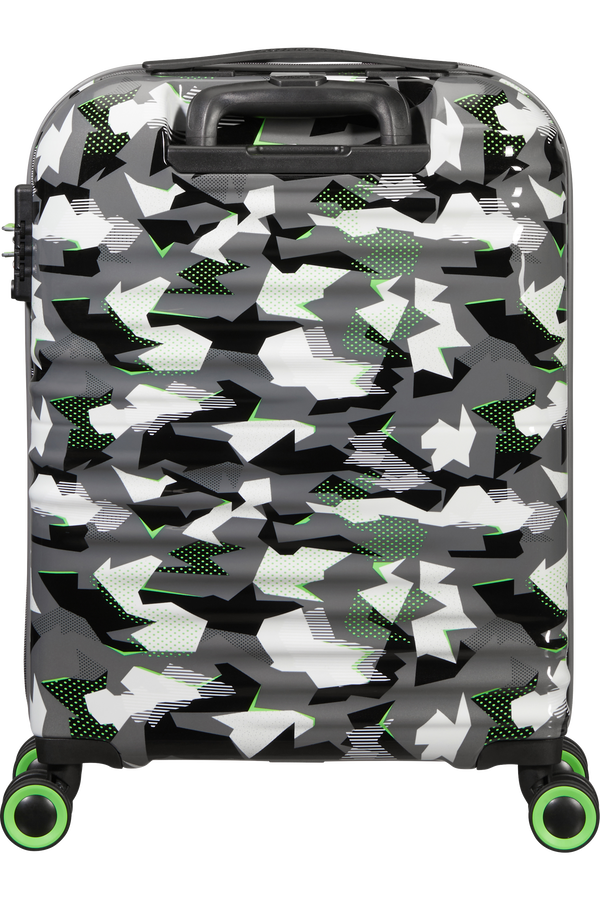 American Tourister Wavetwister Spinner TSA Print 55cm  Camo/Acid Green