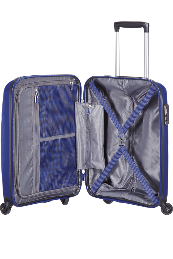 American Tourister Bon Air Spinner S Strict 40x55x20cm Granatowy American Tourister Bon Air Spinner S Strict 40x55x20cm Granatowy
