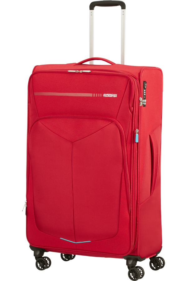 American Tourister Summerfunk Spinner Exp TSA 79cm  Czerwony