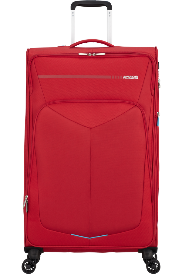 American Tourister Summerfunk Spinner Exp TSA 79cm  Czerwony