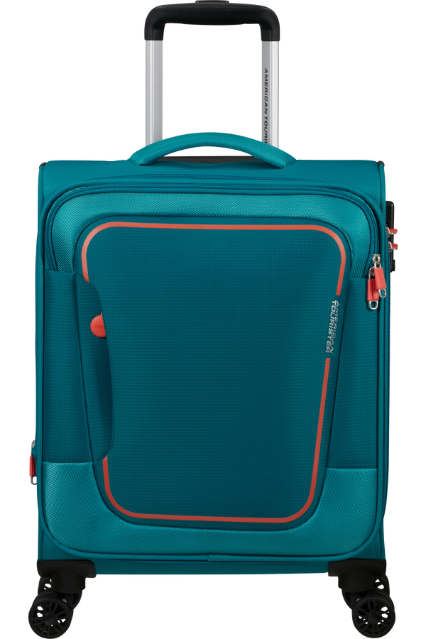 American Tourister Pulsonic Spinner Expandable 55cm  Stone Teal