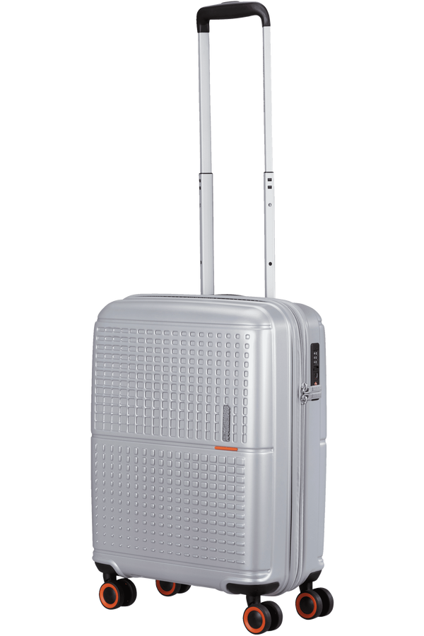 American Tourister Geopop Spinner 55/20 Tsa. 55cm  Metallic Silver
