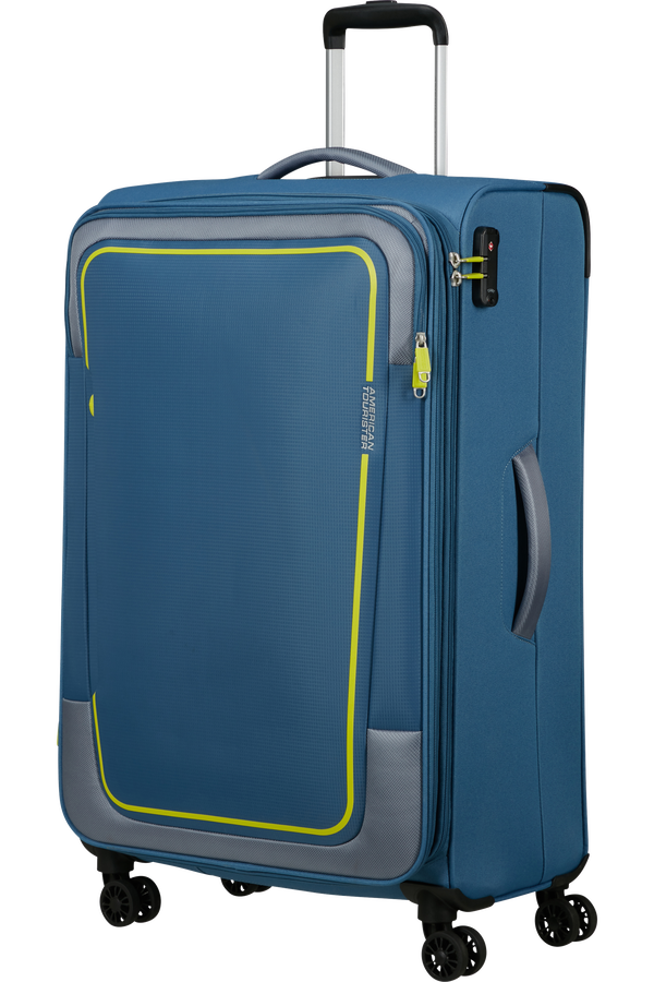 American Tourister Pulsonic Spinner Expandable 81 cm  Coronet Blue