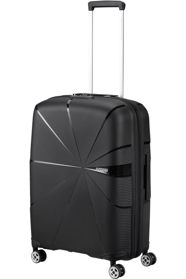 American Tourister Starvibe Spinner Expandable TSA 67cm Czarny