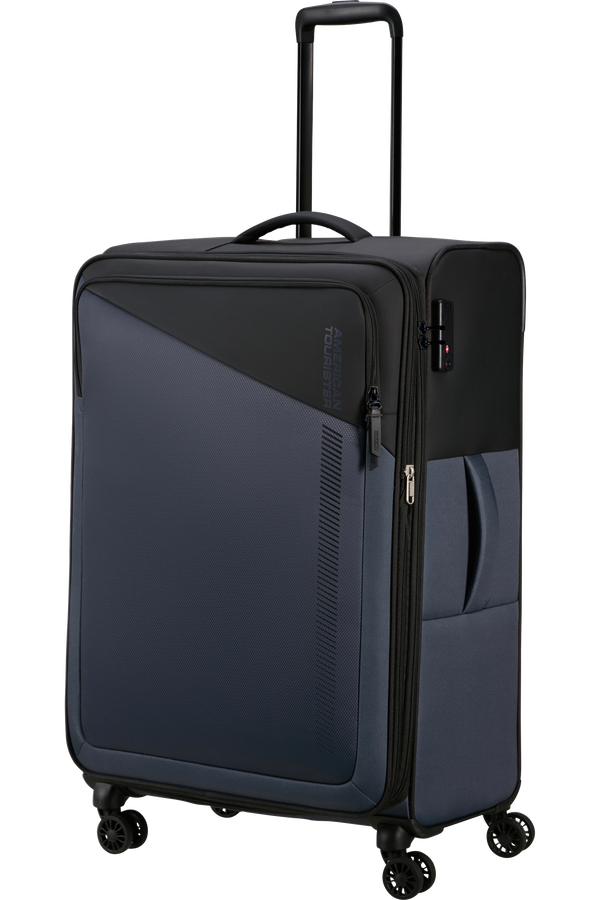 American Tourister Daring Dash Spinner Expandable TSA L  Czarny/Szary