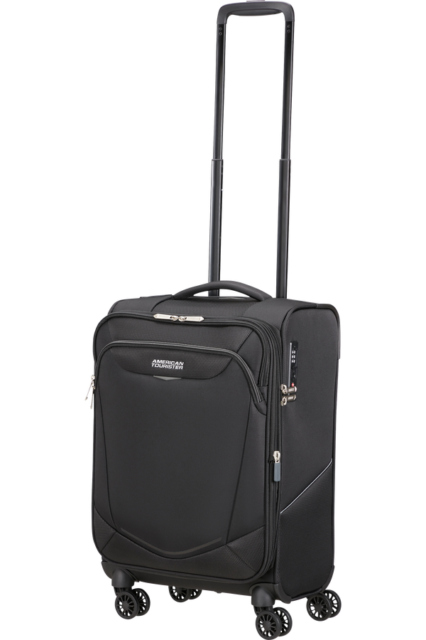 American Tourister SummerRide Spinner Expandable TSA 55cm L35  Czarny American Tourister SummerRide Spinner Expandable TSA 55cm L35  Czarny