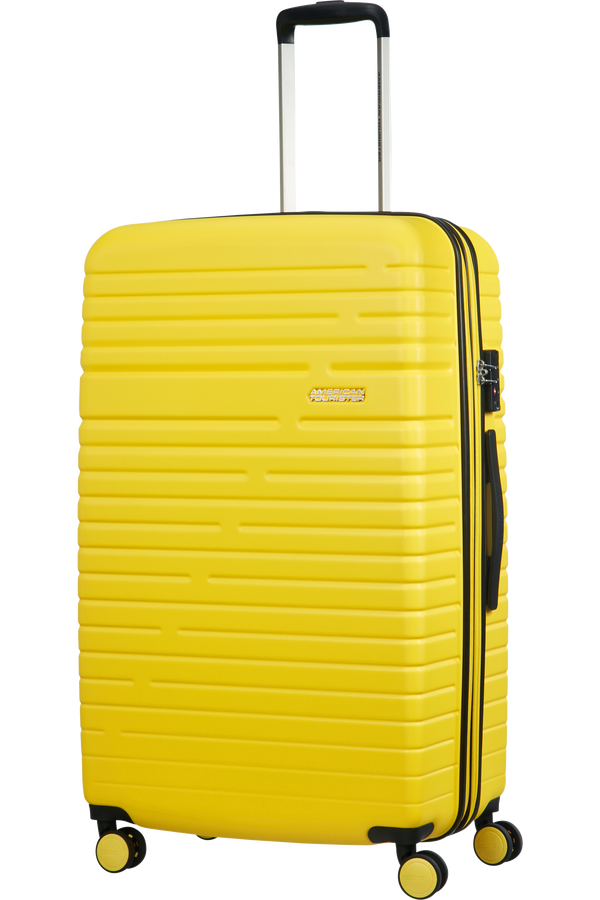 American Tourister Aero Racer Spinner Expandable 79cm  Lemon Yellow