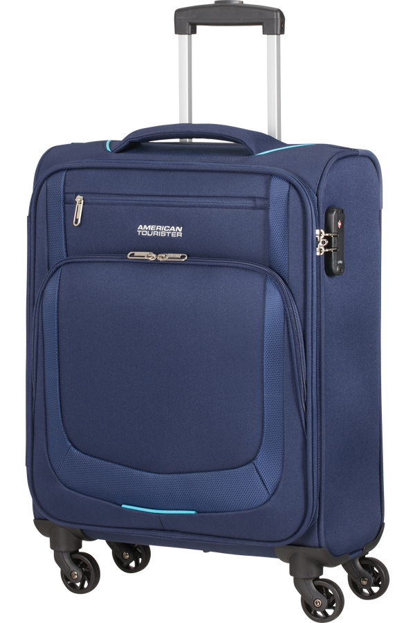 American Tourister Summer Session Spinner TSA 55cm Dark Blue/Light Blue