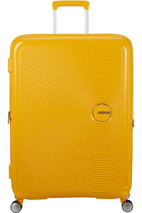 American Tourister SoundBox Spinner TSA Expandable 80cm Golden Yellow