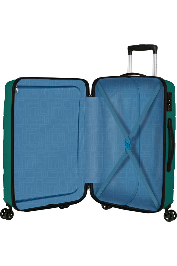Jetdriver 3.0 67cm Walizka na 4 kołach | American Tourister Jetdriver 3.0 Spinner 67/24 TSA 67cm  Sporty Teal