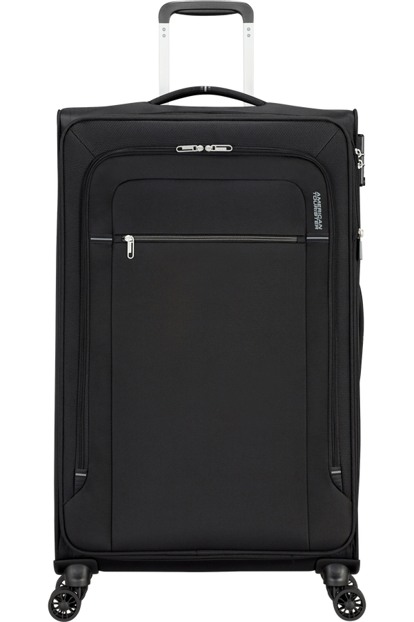 American Tourister Crosstrack Spinner Expandable 79cm  Czarny/Szary
