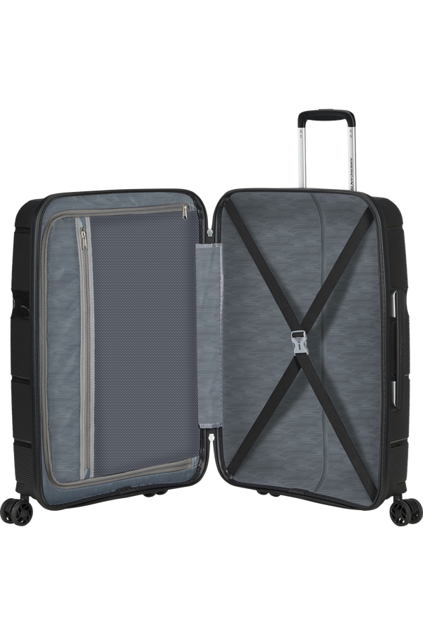 American Tourister Linex Spinner 66cm  Vivid Black American Tourister Linex Spinner 66cm  Vivid Black