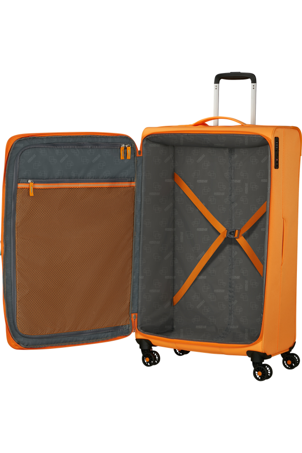 American Tourister Aerospin Spinner Expandable L  Radiant Orange American Tourister Aerospin Spinner Expandable L  Radiant Orange