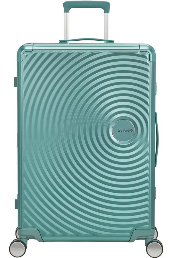 American Tourister Soundbox Alu Spinner TSA 77cm Dusty Turquoise