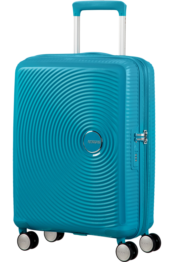 American Tourister Soundbox Spinner poszerzany 55cm Summer Blue