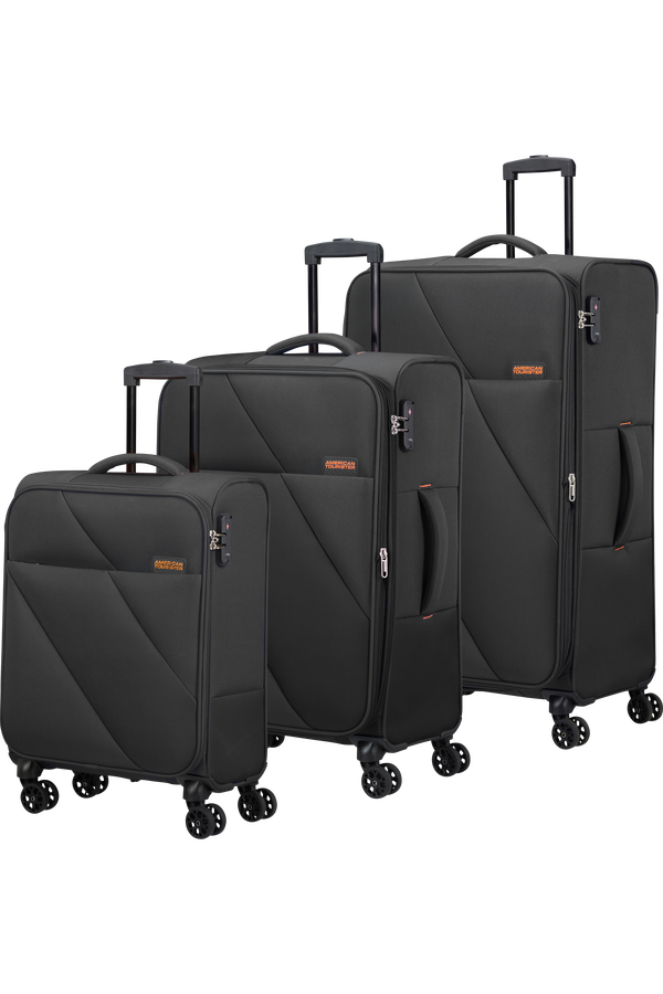 American Tourister Sun Break 3 PC SET A  Czarny