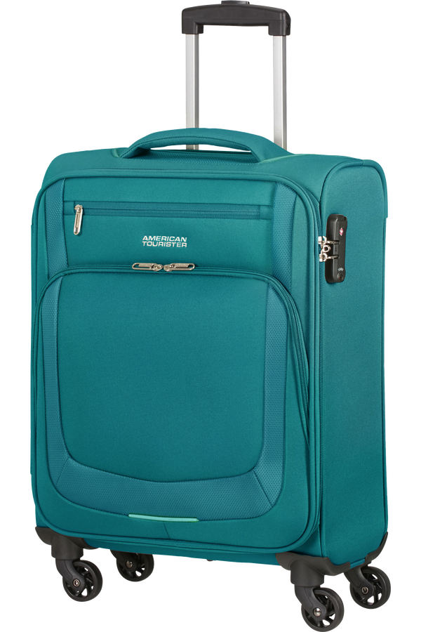 American Tourister Summer Session Spinner TSA 55cm  Niebieski/Jasnoniebieski