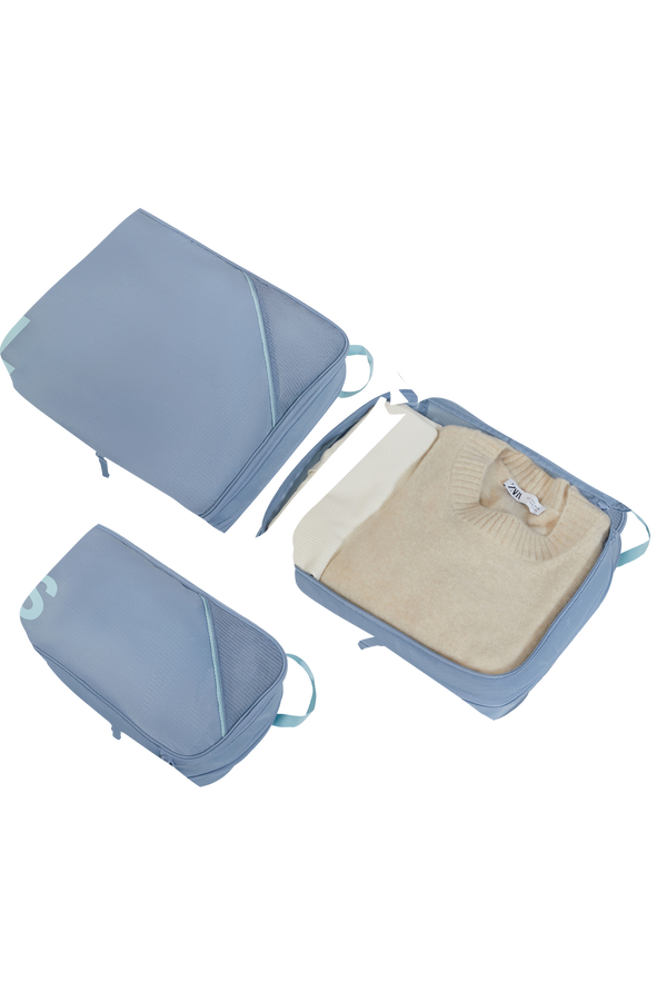 Packing Cubes Zestaw 3 organizer&oacute;w do pakowania