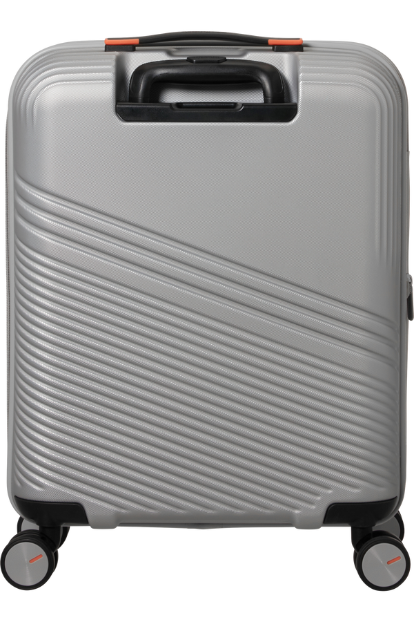 American Tourister Triple Trace Spinner TSA Expandable 55cm  Silver/Orange