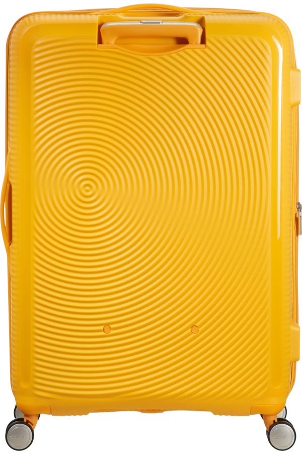 American Tourister Soundbox Spinner 77  Golden Yellow American Tourister Soundbox Spinner 77  Golden Yellow