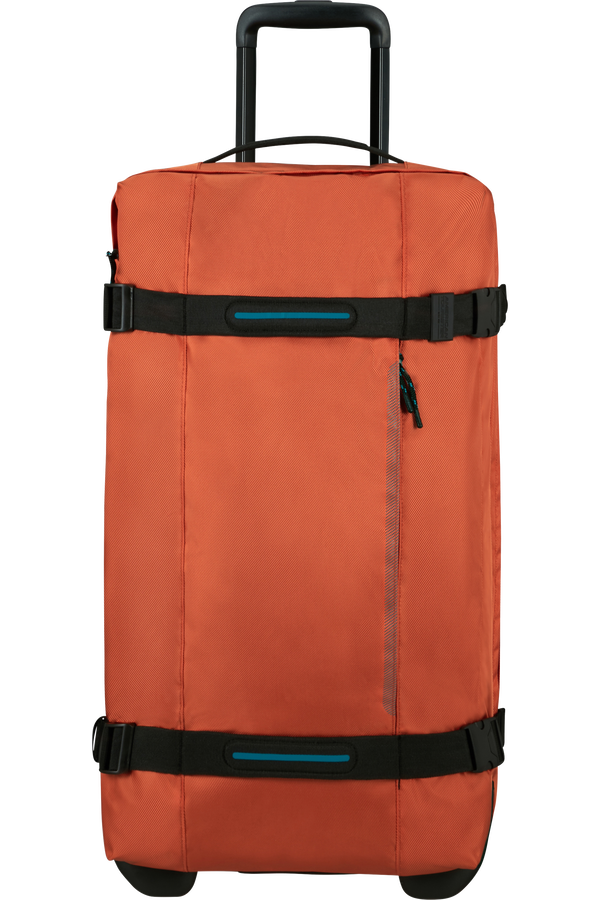 American Tourister Urban Track Duffle with Wheels M  Radiant Orange American Tourister Urban Track Duffle with Wheels M  Radiant Orange