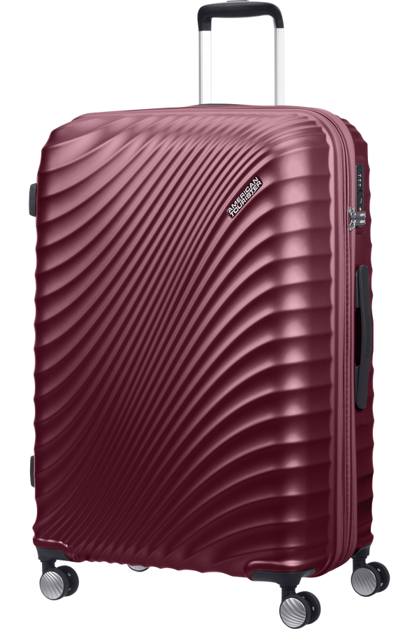 American Tourister Jetglam Spinner TSA Expandable 77cm  Metallic Grape Purple