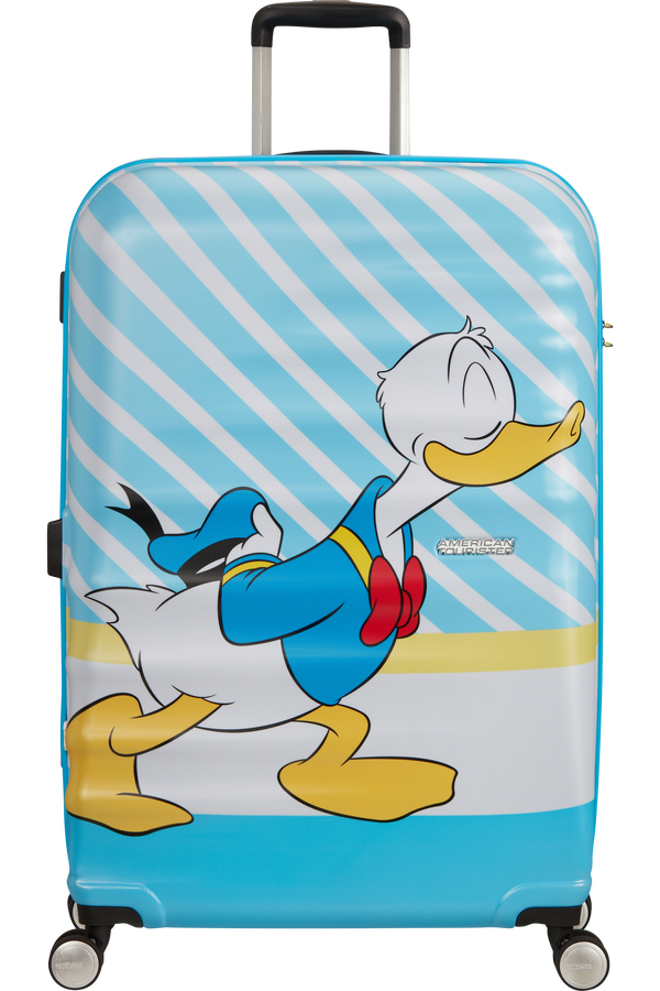 American Tourister Wavebreaker Disney Spinner 77cm Donald Blue Kiss