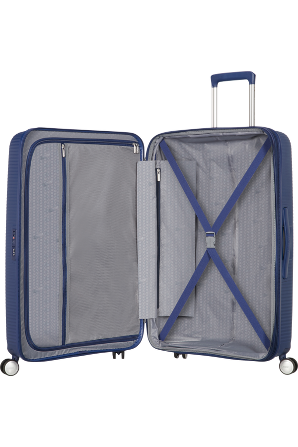 American Tourister Soundbox Spinner poszerzany 77cm Głęboki Grafit American Tourister Soundbox Spinner poszerzany 77cm Głęboki Grafit