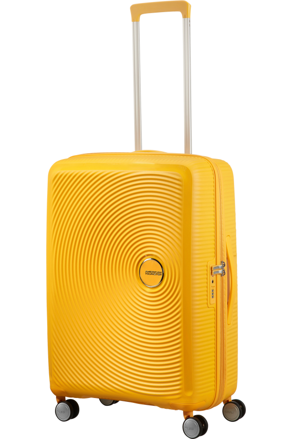 American Tourister Soundbox Spinner 67cm  Golden Yellow American Tourister Soundbox Spinner 67cm  Golden Yellow