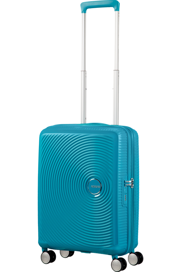 American Tourister Soundbox Spinner poszerzany 55cm Summer Blue