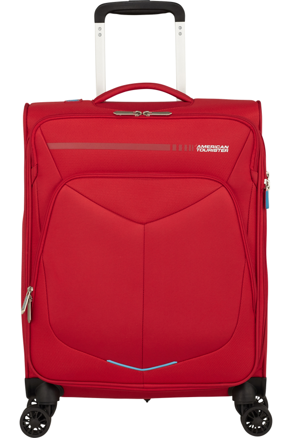 American Tourister Summerfunk Spinner Exp TSA 55cm  Czerwony