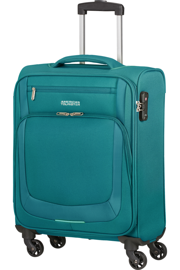 American Tourister Summer Session Spinner TSA 55cm  Niebieski/Jasnoniebieski