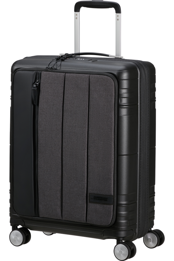 American Tourister Hello Cabin Spinner Expandable 55cm  Grey Melange