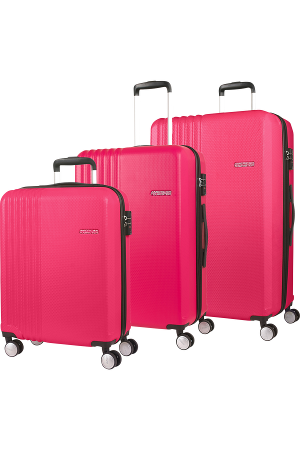 American Tourister Beachrider 3 Pc Set A  R&oacute;żowy