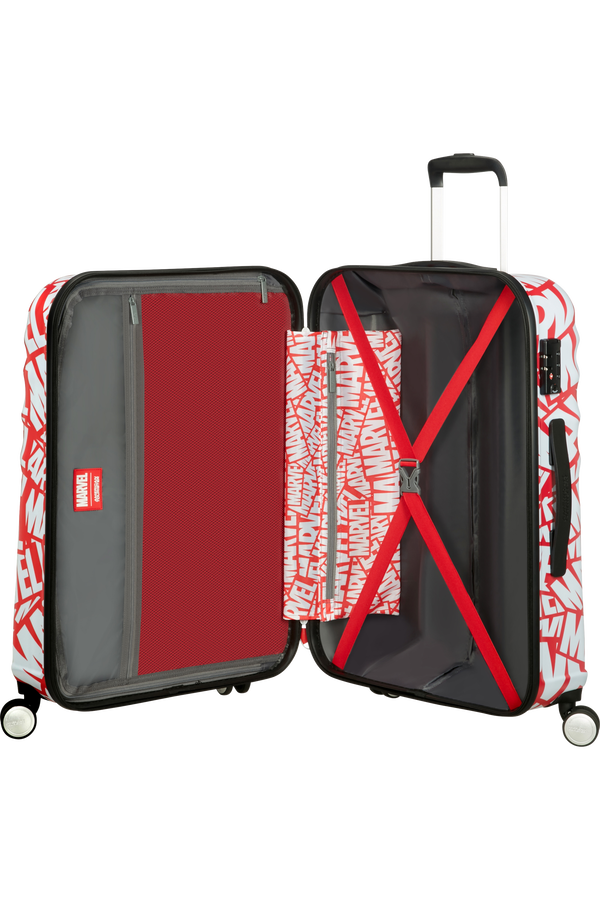 American Tourister Wavebreaker Disney Spinner Marvel 67cm  Marvel Logo