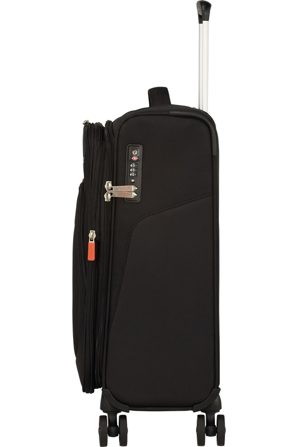 American Tourister Summerfunk Spinner Exp TSA 55cm  Czarny