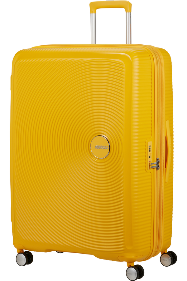 American Tourister SoundBox Spinner TSA Expandable 80cm  Golden Yellow American Tourister SoundBox Spinner TSA Expandable 80cm  Golden Yellow