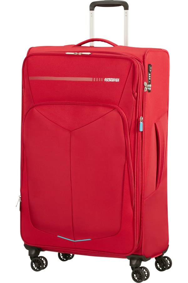 American Tourister Summerfunk Spinner Exp TSA 79cm  Czerwony