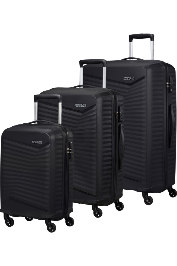 American Tourister Jetdriver 2.0 3 PC SET A  Czarny