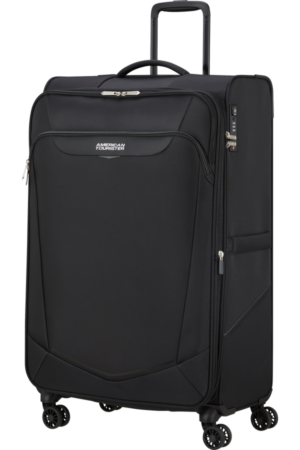 American Tourister SummerRide Spinner L EXP TSA 80cm Czarny American Tourister SummerRide Spinner L EXP TSA 80cm Czarny