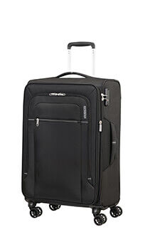 American Tourister Crosstrack Spinner Expandable 67cm  Czarny/Szary