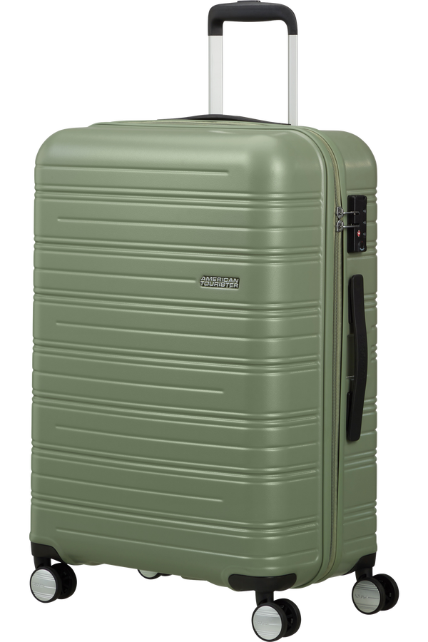 American Tourister High Turn SPINNER 67/24 TSA 67cm Matt Sage Khaki