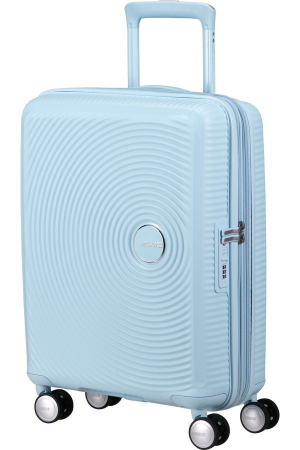 American Tourister SoundBox Spinner TSA Expandable 55cm  Pastel Blue American Tourister SoundBox Spinner TSA Expandable 55cm  Pastel Blue