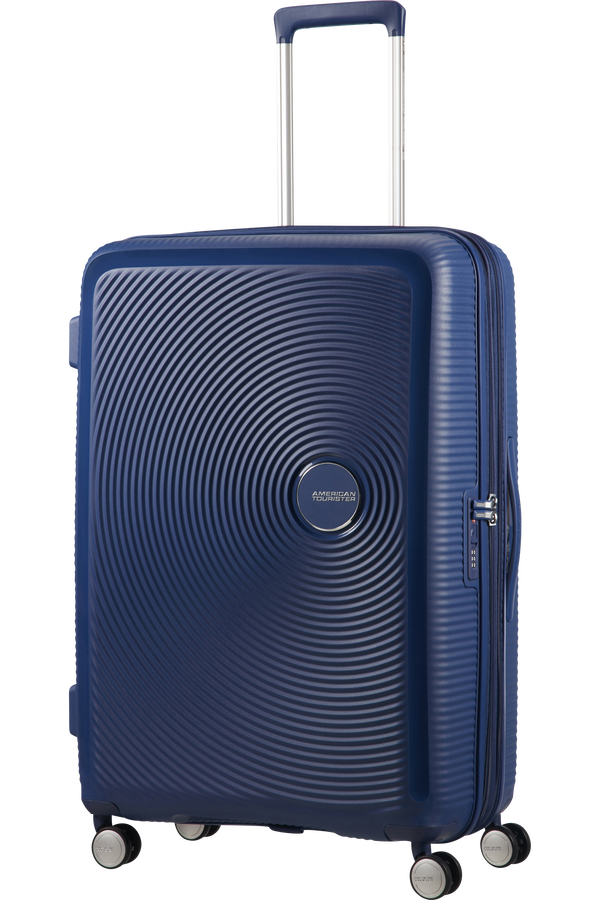 American Tourister Soundbox Spinner poszerzany 77cm Głęboki Grafit American Tourister Soundbox Spinner poszerzany 77cm Głęboki Grafit