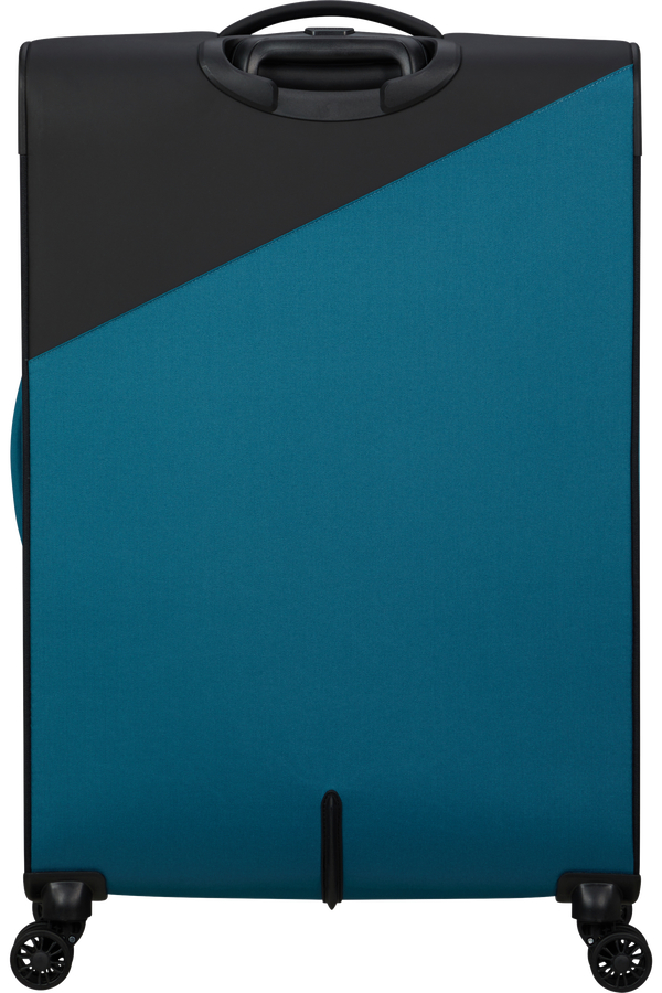 American Tourister Daring Dash Spinner Expandable TSA L  Czarny/Niebieski