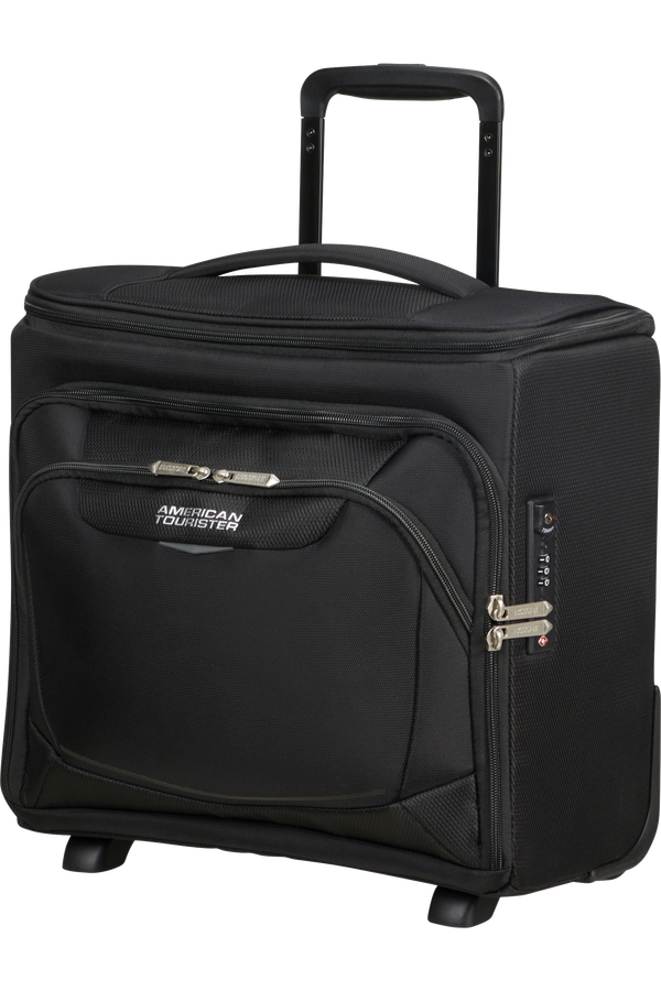 American Tourister SummerRide Upright Underseater Expandable Tsa Czarny American Tourister SummerRide Upright Underseater Expandable Tsa Czarny