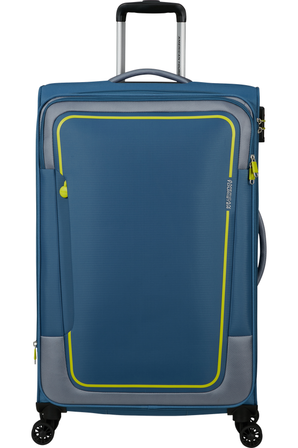 American Tourister Pulsonic Spinner Expandable 81 cm  Coronet Blue